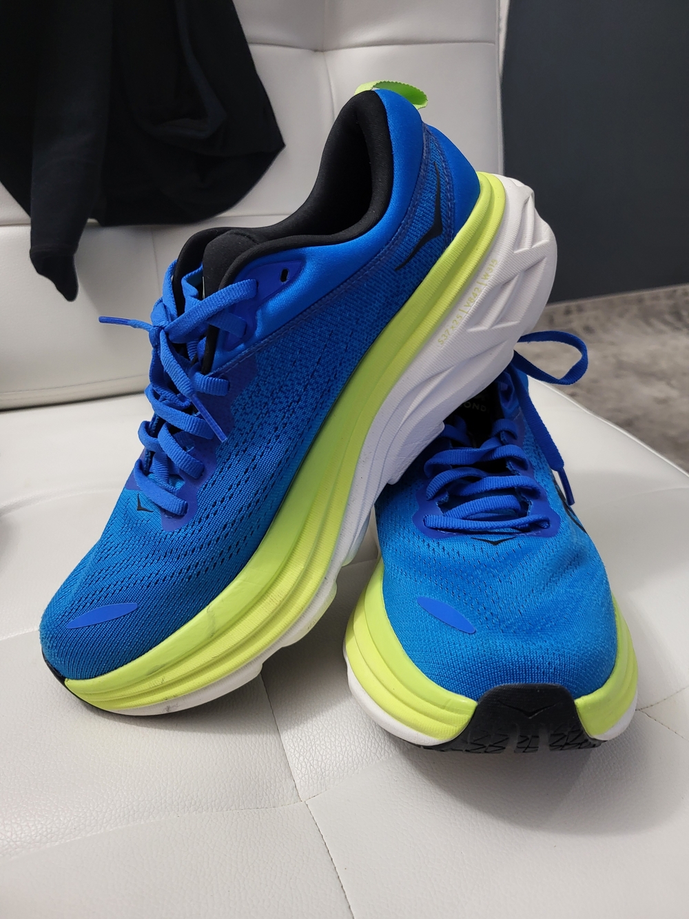 Hoka Bondi 8 Maximalist Men's Athletic Running Shoes - Picture 2 of 5